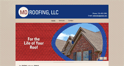 Desktop Screenshot of mdroofingllc.com